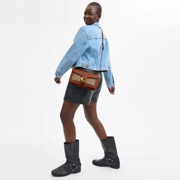 Coach Tabby Shoulder Bag 26 In Signature Canvas - Picture 2 of 8